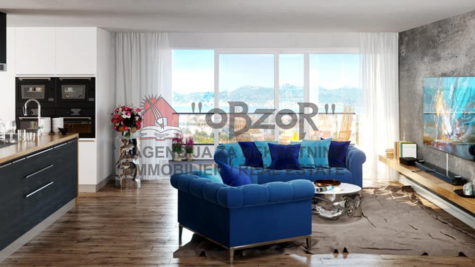 Zadar-VIDIKOVAC, dvosoban stan 105,45m2-NOVOGRADNJA
