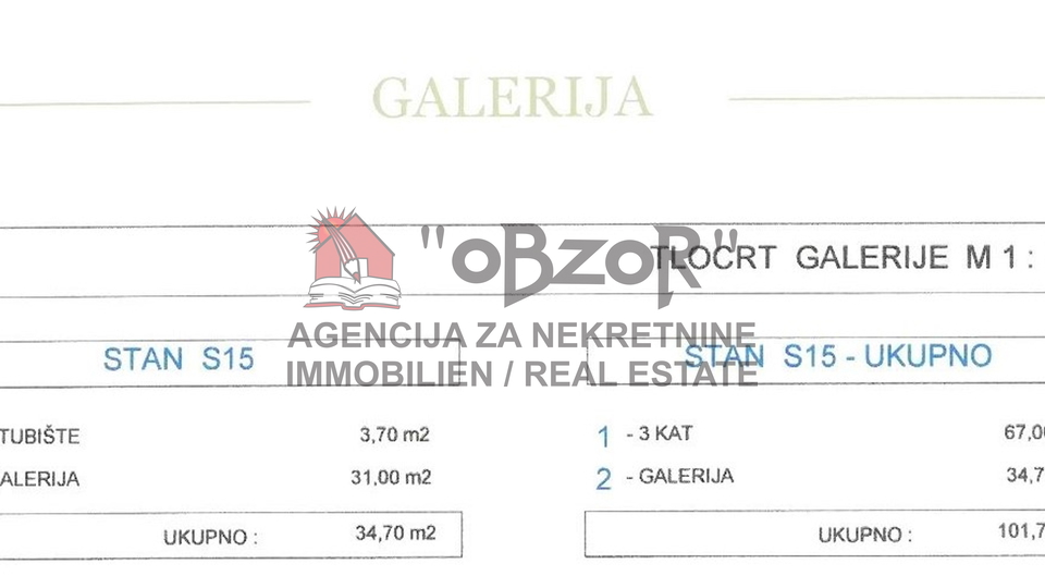 Apartment, 99 m2, For Sale, Zadar - Vidikovac