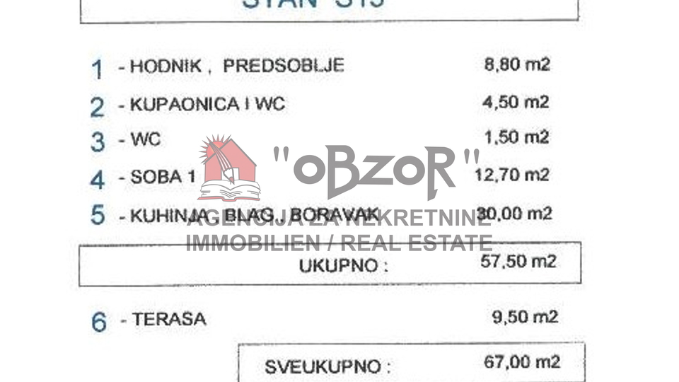 Apartment, 99 m2, For Sale, Zadar - Vidikovac