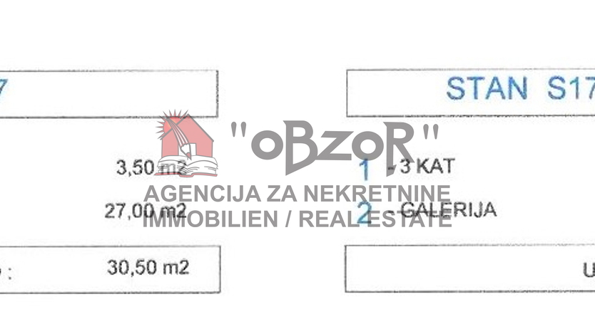 Zadar-VIDIKOVAC, stan s krovnom terasom - NOVOGRADNJA