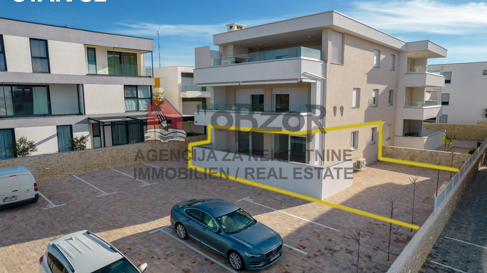NOVALJA-Wohnung mit zwei Schlafzimmern 99,43 m2 + Garten – NEUBAU