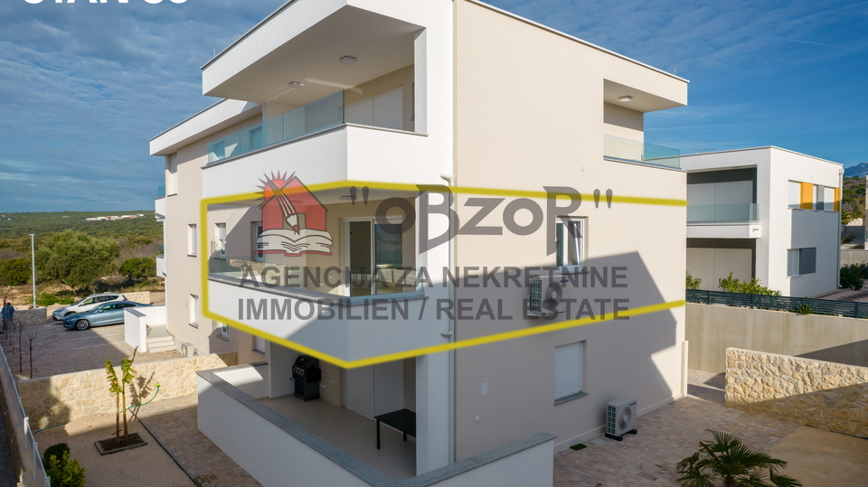 NOVALJA-trosoban apartman 95,21m2-NOVOGRADNJA