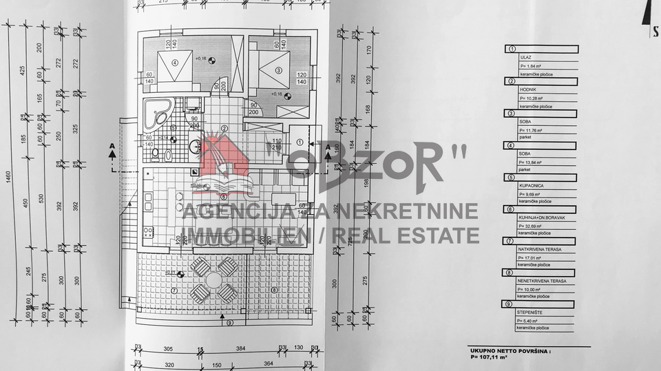 Land, 836 m2, For Sale, Nin - Poljica-Brig