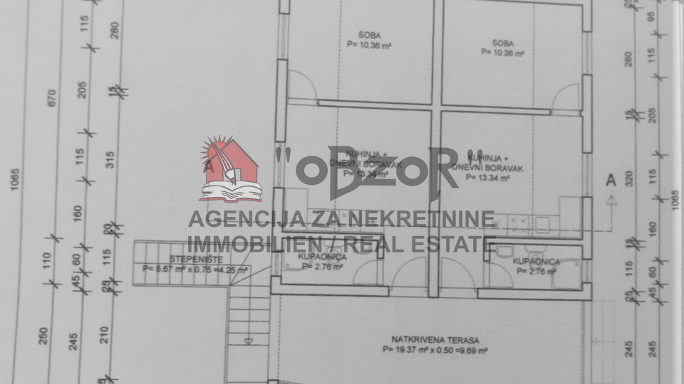 DONJI KARIN - Freistehendes einstöckiges Haus 171,33 m2