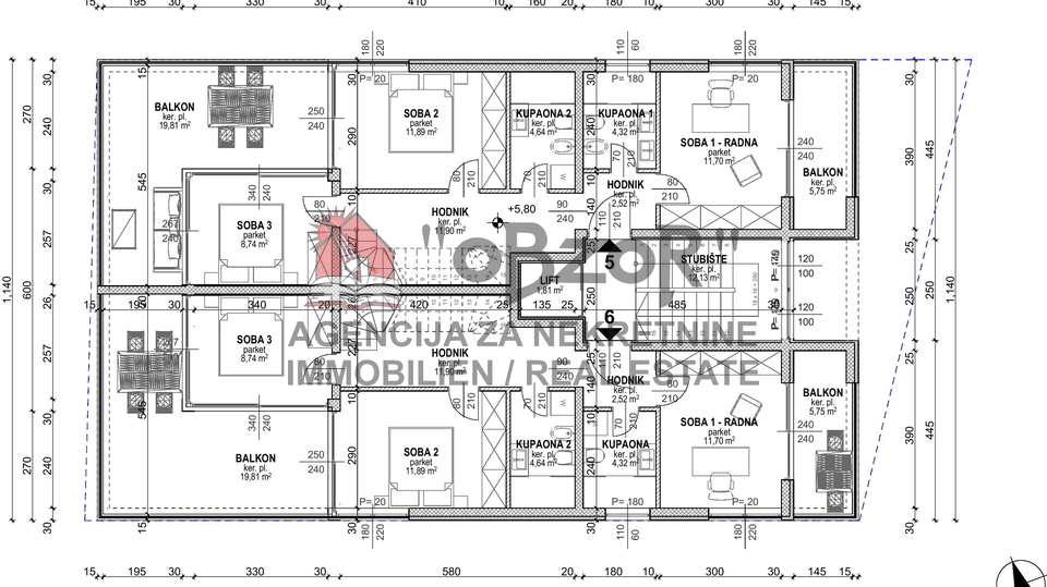 Appartamento, 117 m2, Vendita, Povljana
