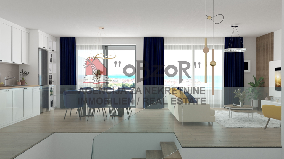 POVLJANA – Zweistöckige Wohnung (S6) 127,61 m2 – NEUES GEBÄUDE