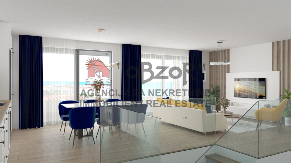POVLJANA – Zweistöckige Wohnung (S6) 127,61 m2 – NEUES GEBÄUDE