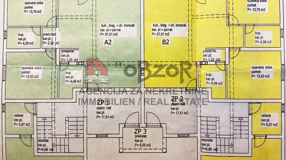 Sukošan - dvosoban apartman s garažom