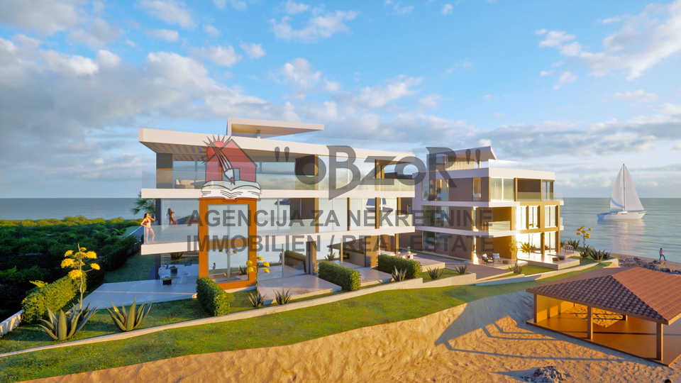 PRIVLAKA-Jednosoban apartman(S4) 68,80m2-PRVI RED DO MORA
