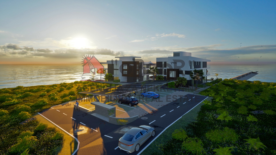 PRIVLAKA-Jednosoban apartman(S4) 68,80m2-PRVI RED DO MORA