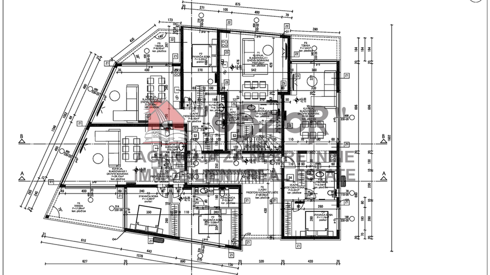 PRIVLAKA-Jednosoban apartman(S4) 68,80m2-PRVI RED DO MORA