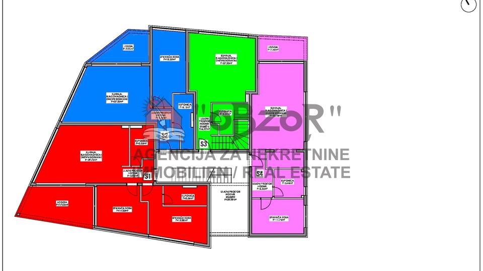 PRIVLAKA-Jednosoban apartman(S4) 68,80m2-PRVI RED DO MORA