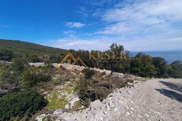 VELI LOŠINJ, POLJOPRIVREDNO ZEMLJIŠTE SA POGLEDOM