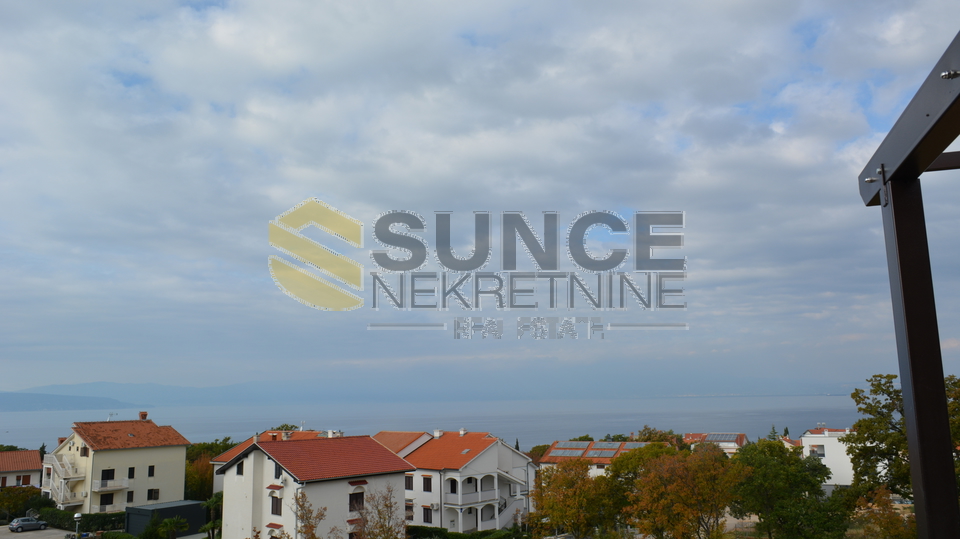 The island of Krk, Njivice, new attractive semi-detached house on 3 floors with garden and pool!