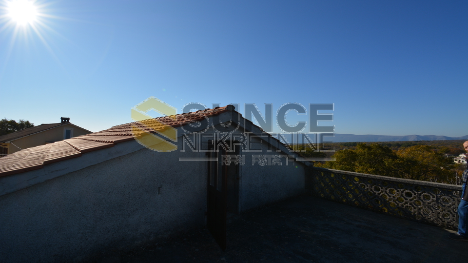 Krk detached old stone house with open views!