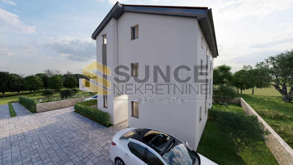 The island of Krk, Punat, NEW, THREE STOREY MODERN APARTMENT, 400 M FROM THE SEA!