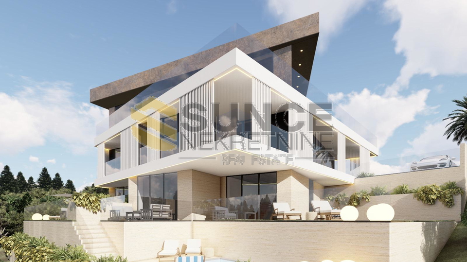 Stadt Krk &ndash; moderne Maisonettewohnung mit Garten