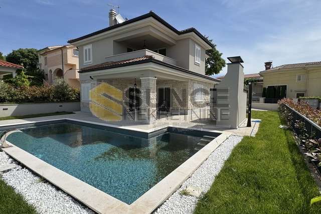 Island of KRK, near Vrbnik, beautiful new villa with heated pool and landscaped yard!