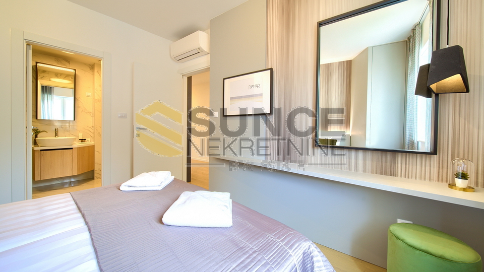 Grad Krk namješten apartman u prizemlju od 73m2!