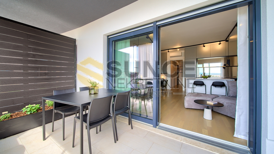 Grad Krk namješten apartman u prizemlju od 73m2!