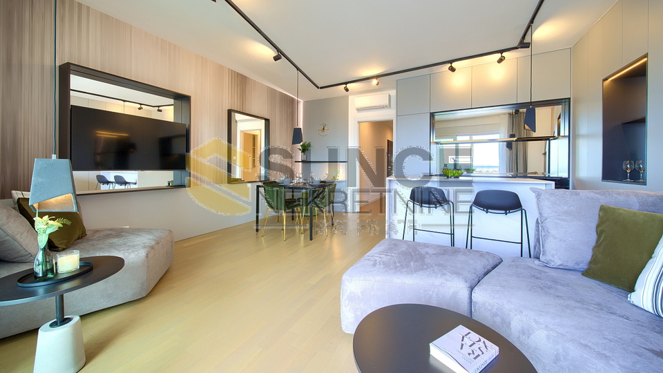 Grad Krk namješten apartman u prizemlju od 73m2!