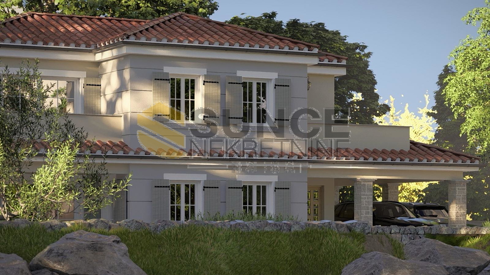 Krk Island&comma; Garica land with a building permit for a detached house&excl;