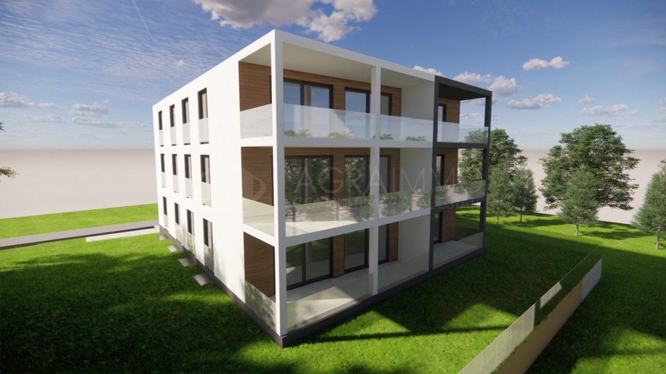 SAVUDRIJA &ndash; BA&Scaron;ANIJA &ndash; NEW RESIDENTIAL BUILDING UNDER CONSTRUCTION &ndash; 6 APARTMENTS ONLY 250 M FROM THE SEA