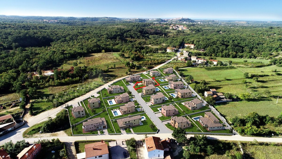 MOMJAN-KREMENJE-BUILDING LAND WITH PAID PROJECT FOR A HOUSE WITH A POOL
