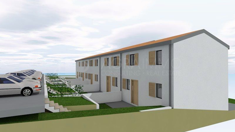 SAVUDRIJA &ndash; VALICA &ndash; BAUGRUNDST&Uuml;CK MIT ERTEILTER BAUGENEHMIGUNG F&Uuml;R 5 H&Auml;USER &ndash; SOFORT BAUBEREIT