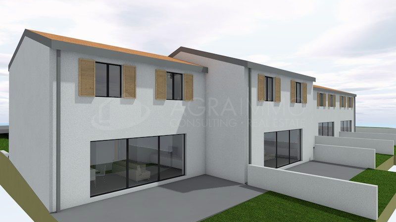 SAVUDRIJA &ndash; VALICA &ndash; BAUGRUNDST&Uuml;CK MIT ERTEILTER BAUGENEHMIGUNG F&Uuml;R 5 H&Auml;USER &ndash; SOFORT BAUBEREIT