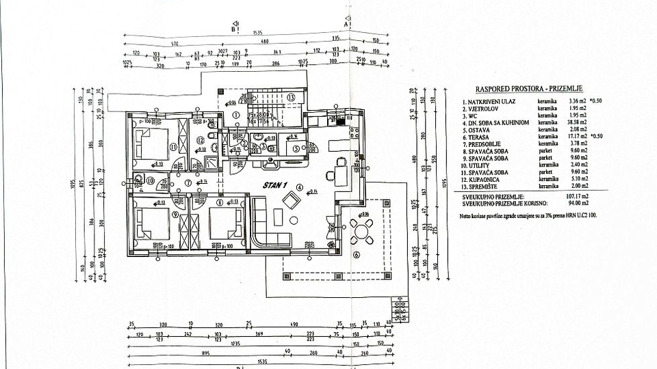 UMAG &ndash; LOVRE&Ccaron;ICA &ndash; HI&Scaron;A V GRADNJI Z DVEMA STANOVANJEMA IN 830 m&sup2; ZEMLJI&Scaron;&Ccaron;A &ndash; ODLI&Ccaron;NA NALO&Zcaron;BENA PRILO&Zcaron;NOST
