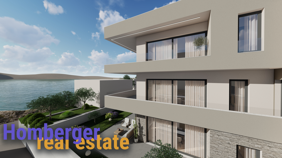 TISNO samo 50m do mora -stan sa dvori&scaron;tem