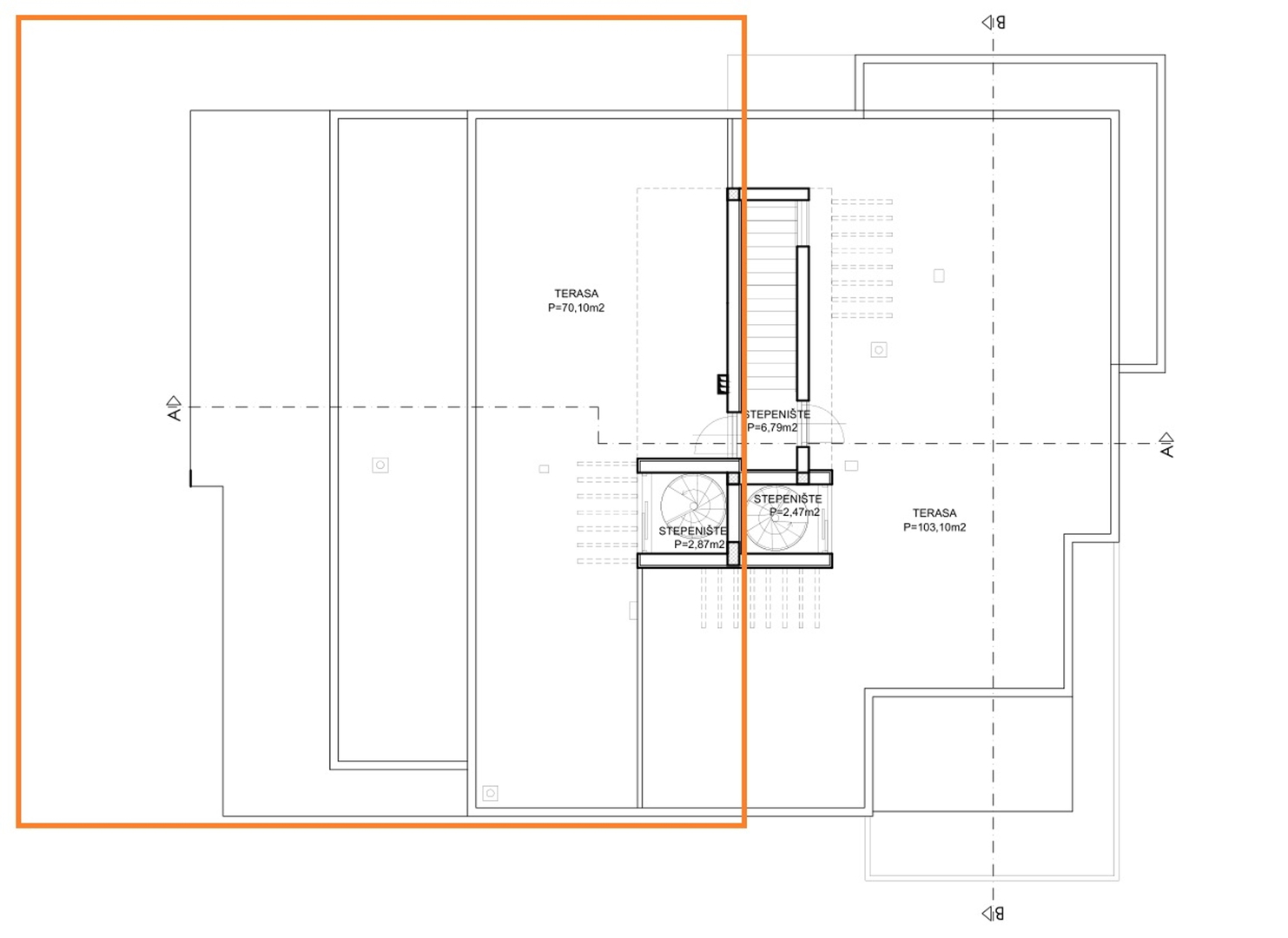 30m zum Strand - moderne Penthouse-Wohnung mit 3 Schlafzimmern, großzügigem Balkon und Dachterrasse - mit Blick auf Strand und Meer