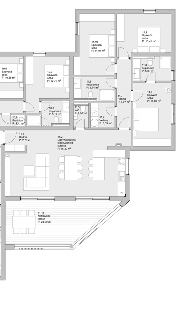 SNIŽENO DO 01.09. tko prvi njegovo -VODICE - Stan sa GARAŽOM samo 300m do mora- Stan u zgradi sa liftom