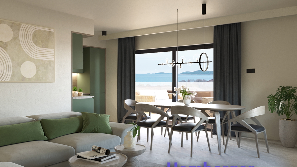 Vodice, schöne komfortable Penthouse-Wohnung ...500m zum Meer!