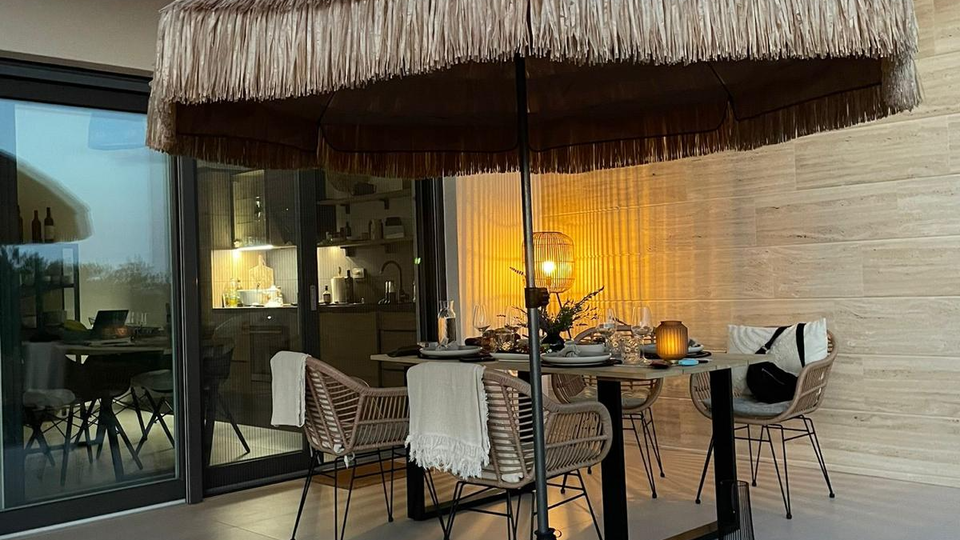 Tribunj-Stilvolle 1&comma;5-Zi-EG-Wohnung mit gehobener Ausstattung&comma; Terrasse&comma; Garten und Meerblick