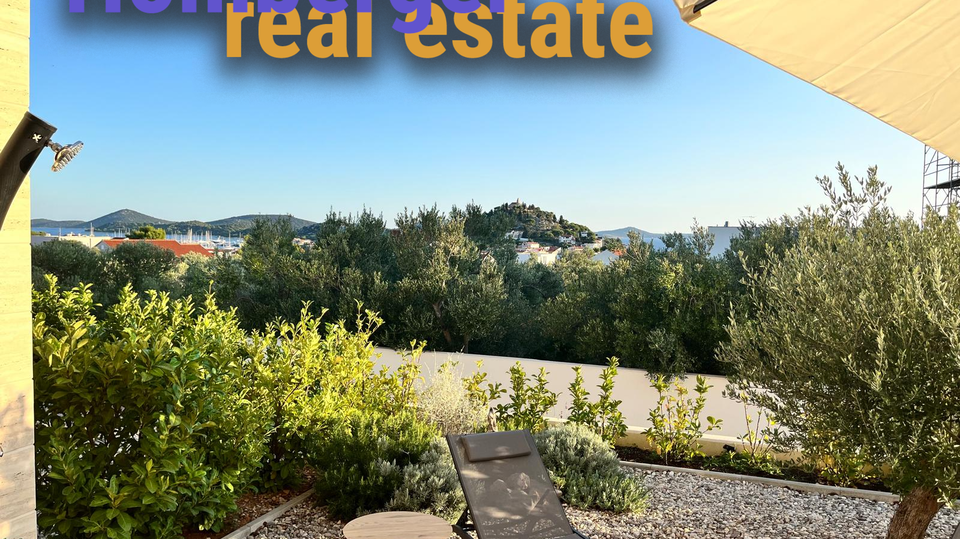 Tribunj-Stilvolle 1&comma;5-Zi-EG-Wohnung mit gehobener Ausstattung&comma; Terrasse&comma; Garten und Meerblick