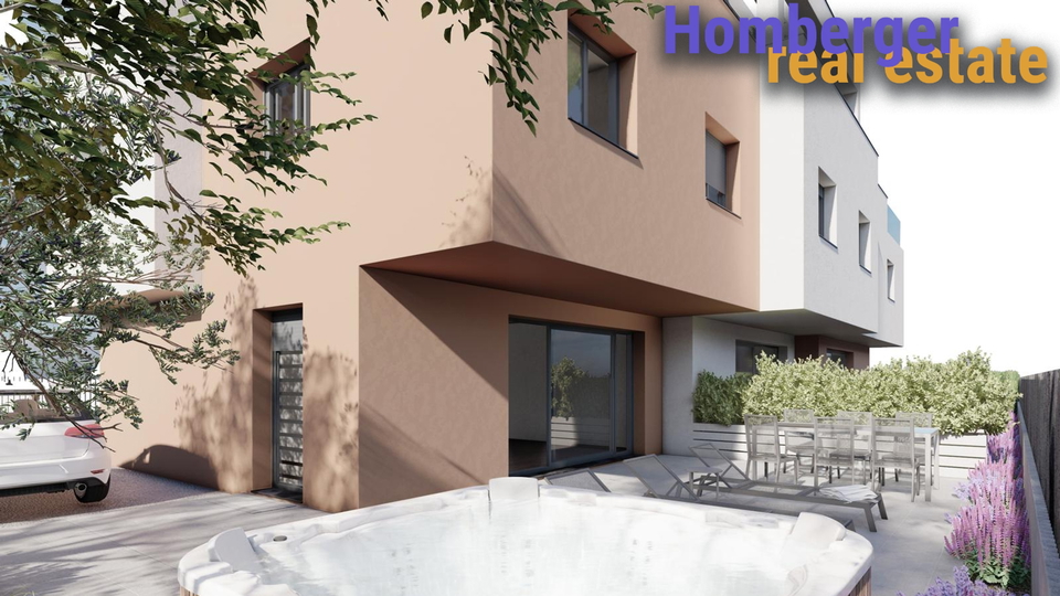 Vodice - 100m to the sea - terraced house - end unit