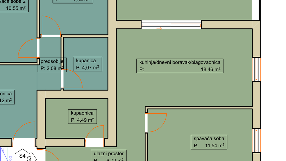 Apartment&comma; 51 m2&comma; For Sale&comma; Vodice - Srima