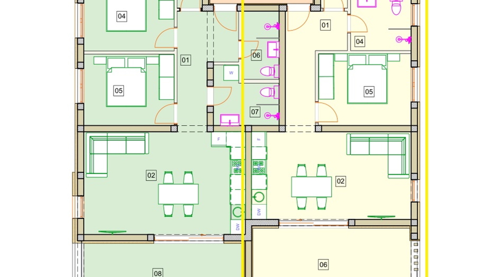 Wohnung, 70 m2, Verkauf, Vodice