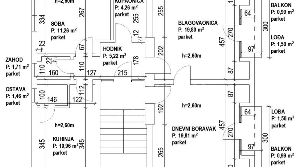 Kod Mihaljevca&comma; 78m2&comma; 3 sobe&comma; gara&zcaron;a