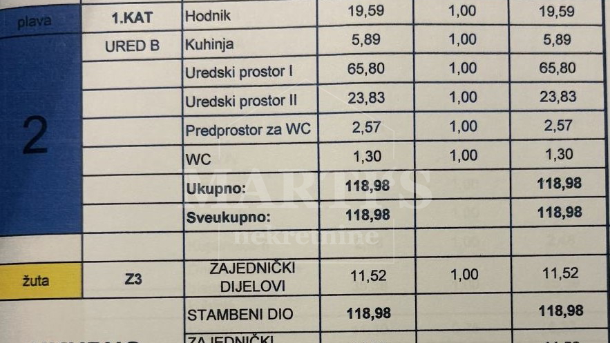 Gesch&auml;ftsraum&comma; 118 m2&comma; Verkauf&comma; &Ccaron;rnomerec - &Ccaron;rnomerec