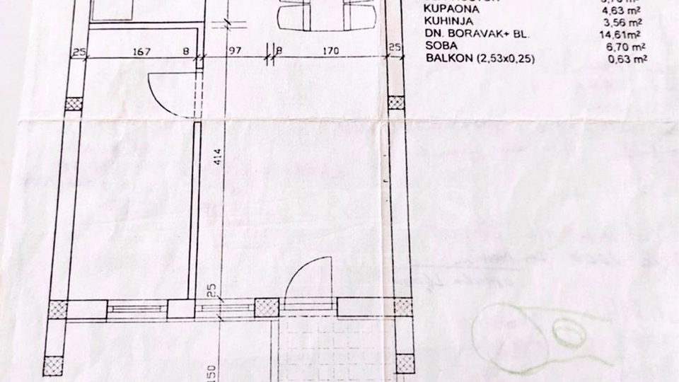 Rudeš, 33.84m2, 2 sobe, A+, balkon, VPM