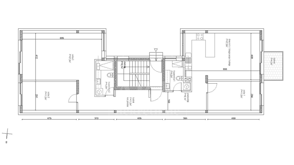 Wohnung, 108 m2, Vermietung, Trnje - Trnje