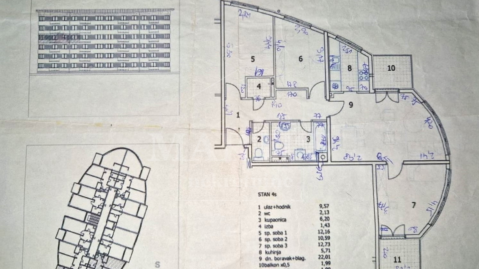 Špansko, 89.55m2, 4 sobe, 2 lođe