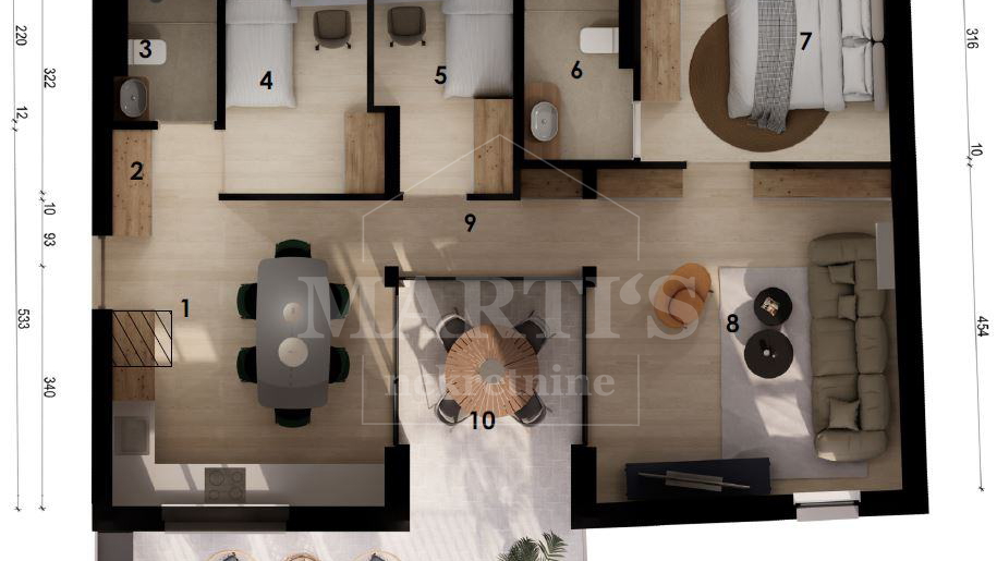 Appartamento, 82 m2, Vendita, Črnomerec