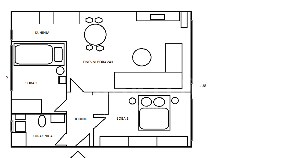 Wohnung, 56 m2, Verkauf, Trešnjevka - Sjever - Voltino