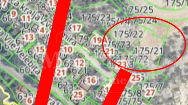 Land&comma; 616 m2&comma; For Sale&comma; Karlobag