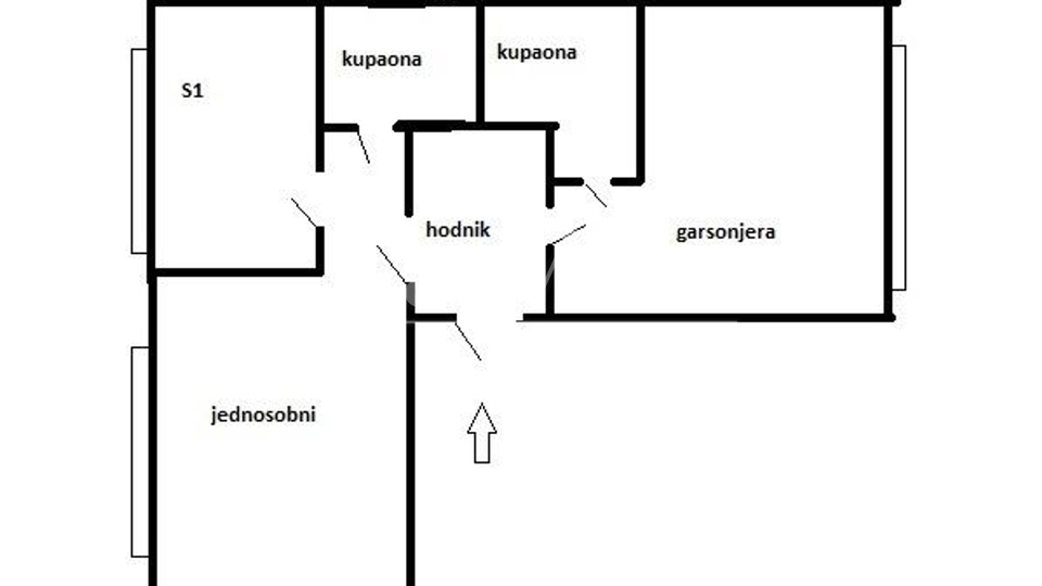 Zapruđe-56m2 ( 2 zasebne jedinice) , 8.kat