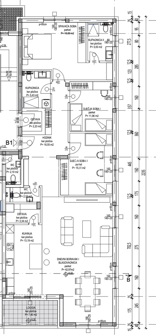 SAMOBOR- Novogradnja - I kat - B1- 140,86 m2